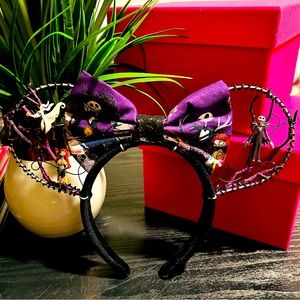 Handmade Nightmare Before Christmas Mickey Mouse Ears